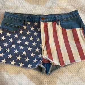 Forever 21 Patriotic Shorts